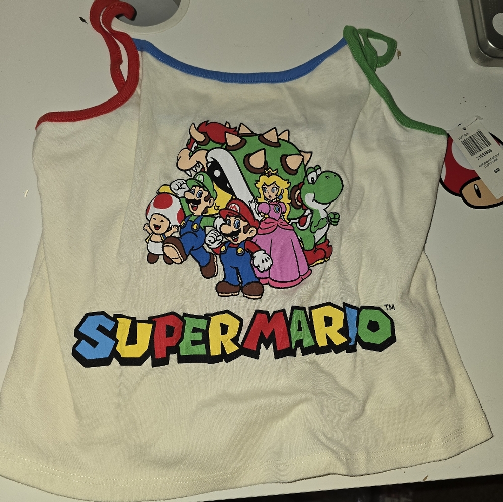 Super Mario Graphic Tank Top